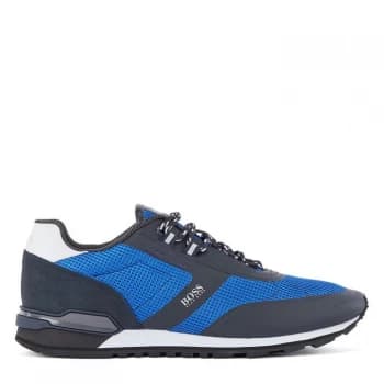 Hugo Boss Parkour Nylon Runner Trainers Navy/Blue 420 Men