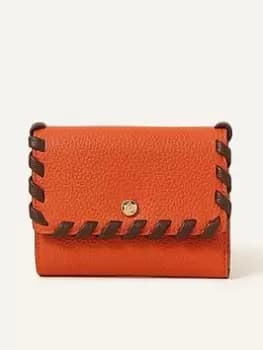 Accessorize Whipstitch Purse, Orange, Women