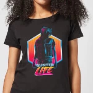 Ready Player One Gunter Life Womens T-Shirt - Black