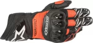 Alpinestars GP PRO R3 Motorcycle Gloves, black-red, Size 2XL, black-red, Size 2XL