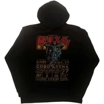 KISS - Cobra Arena '76 Unisex Medium Hoodie - Black