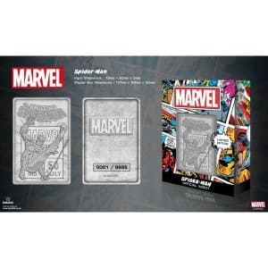 Spider-man (Marvel) Silver Limited Edition Collectable Ingot