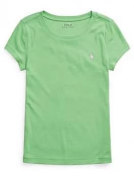 Ralph Lauren Girls Classic Short Sleeve T-Shirt, Lime, Size Age: 16 Years, XL, Women