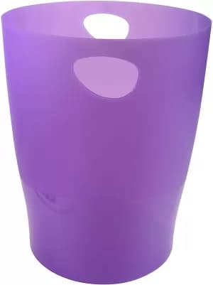 Exacompta Waste Bin Ecobin 15 L Polypropylene Purple 26.3 x 26.3 x 33.5 cm