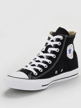 Converse Chuck Taylor All Star Hi, Black/White, Size 12, Men