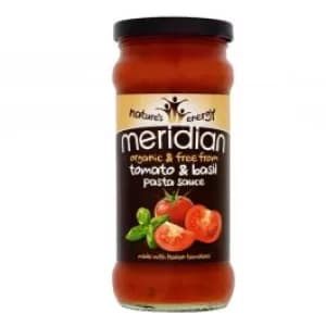 Meridian - Org Tomato & Basil Pasta Sauce 350g