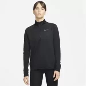Nike Womens half Zip Running Top - Black