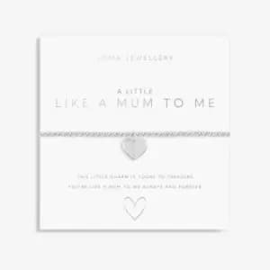 Like A Mum To Me Silver 17.5cm Stretch Bracelet 6060