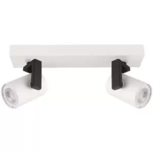 Italux Mola Modern 2 Light Twin Ceiling Spotlight, GU10
