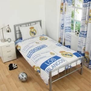 Team Football Single Duvet Set - Real Madrid