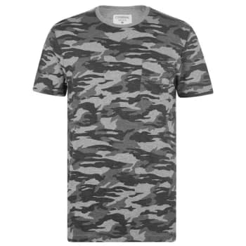 Criminal Camo AOP T Shirt - Grey