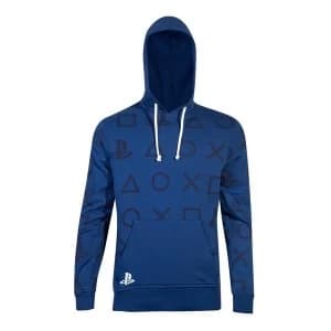 Sony - Icons All-Over Print Mens Medium Hoodie - Blue