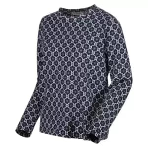 Regatta Orla Kiely Winter Long Sleeve T-Shirt - FlowerPopNvy