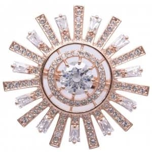 Swarovski Sunshine Cocktail Ring - Gold