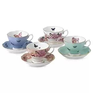 Royal Albert Miranda Kerr Friendship Teacup & Saucer Set, Service for 4