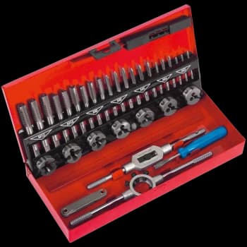Sealey 32 Piece Tap and Split Die Set Metric
