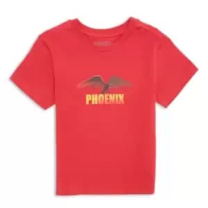Fantastic Beasts Phoenix Kids T-Shirt - Red - 11-12 Years