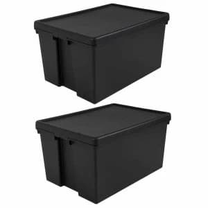 Wham Upcycled Box 96L Set of 2 Plastic