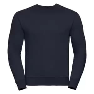 Russell Mens Authentic Sweatshirt (Slimmer Cut) (3XL) (French Navy)