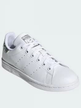 Adidas Originals Stan Smith Junior Trainers - White Sparkle