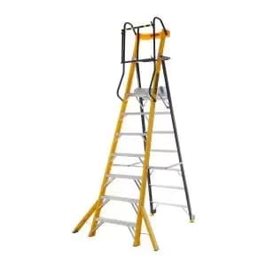 Climb-It Glass Fibre Podium Step 7 Tread 150kg Yellow Black GFP57Z