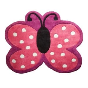 Flair Rugs Flair 90 x 90cm Kiddy Butterfly Rug