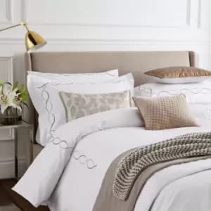 Peacock Blue Hotel Vienne Double Duvet Cover, Truffle