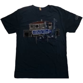 U2 - Cedar Wood Road Unisex Large T-Shirt - Blue