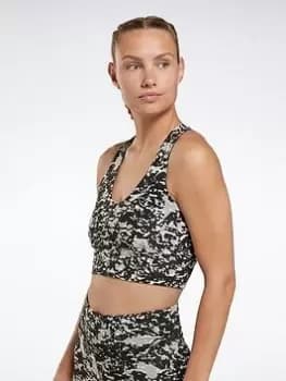 Reebok Modern Safari Bralette - Black Size M Women