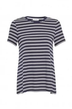 Great Plains Take A Break Jersey Top Blue White