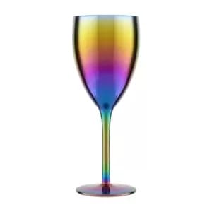 Set of 4 Oil Slick Wine Glasses 473ml