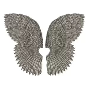 Crossland Grove Nice Wings White Nickel 25.5 X 53Cm