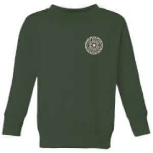 Crystal Maze Fast And Safe Pocket Kids Sweatshirt - Forest Green - 11-12 Years