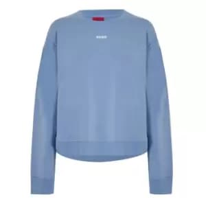 Hugo Shuffle Crew Neck Sweater - Blue
