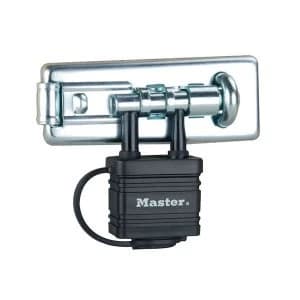 Master Lock Bolt Hasp with Integrated Lock 110mm