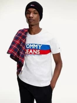 Tommy Jeans Tjm Contrast Colour Tommy T-Shirt - Grey