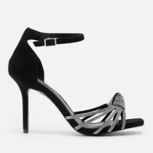 Dune Womens Marvella Suede Heeled Sandals - UK 4