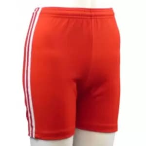 Carta Sport Womens/Ladies Stripe Shorts (24R) (Scarlet/White)