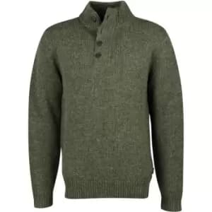 Barbour Calder Half Zip Jumper - Green
