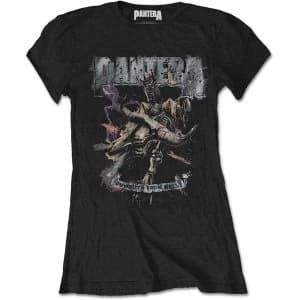Pantera - Vintage Rider Womens Large T-Shirt - Black