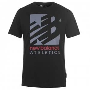New Balance Mens Knockout T-Shirt - Black