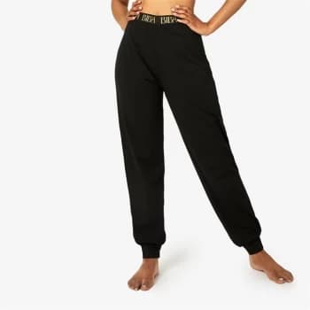 Biba BIBA Soft Cotton Branded Joggers - Black
