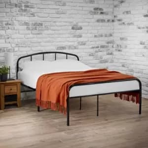 Milton Double Bed Black