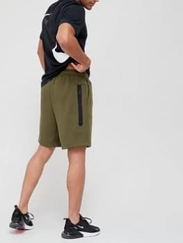 Nike Tech Fleece Shorts - Green/Black, Size 2XL, Men