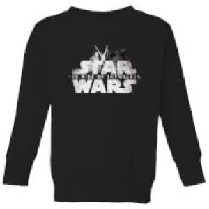 Star Wars The Rise Of Skywalker Rey + Kylo Battle Kids Sweatshirt - Black - 11-12 Years