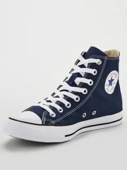Converse Chuck Taylor All Star Hi, Navy/White, Size 10, Men