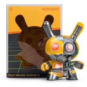 Kidrobot Dairobo-B Mecha Half Ray by Dolly Oblong 5" Dunny Figure
