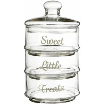Stackable 3pc Storage Jar - Premier Housewares