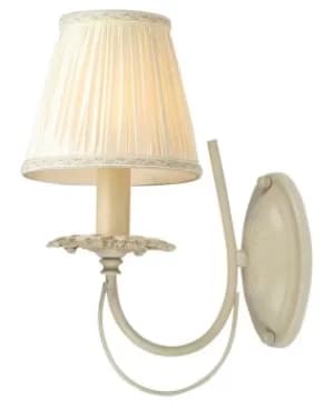 Olivia Wall Candle Lamp Ivory, 1 Light, E14