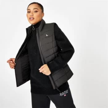 Jack Wills Eco Badwell Lightweight Puffer Gilet - Black